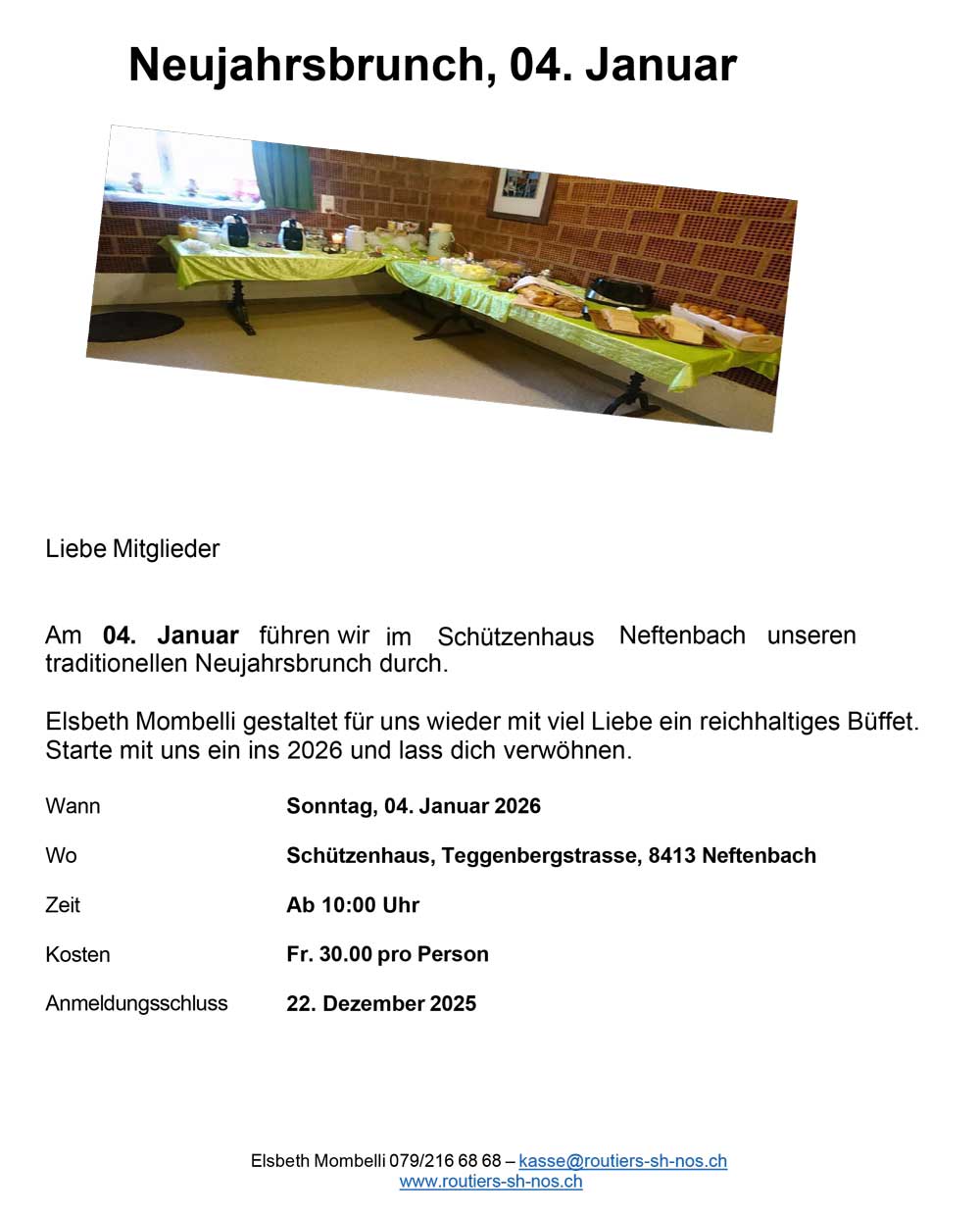 Neujahrsbrunch